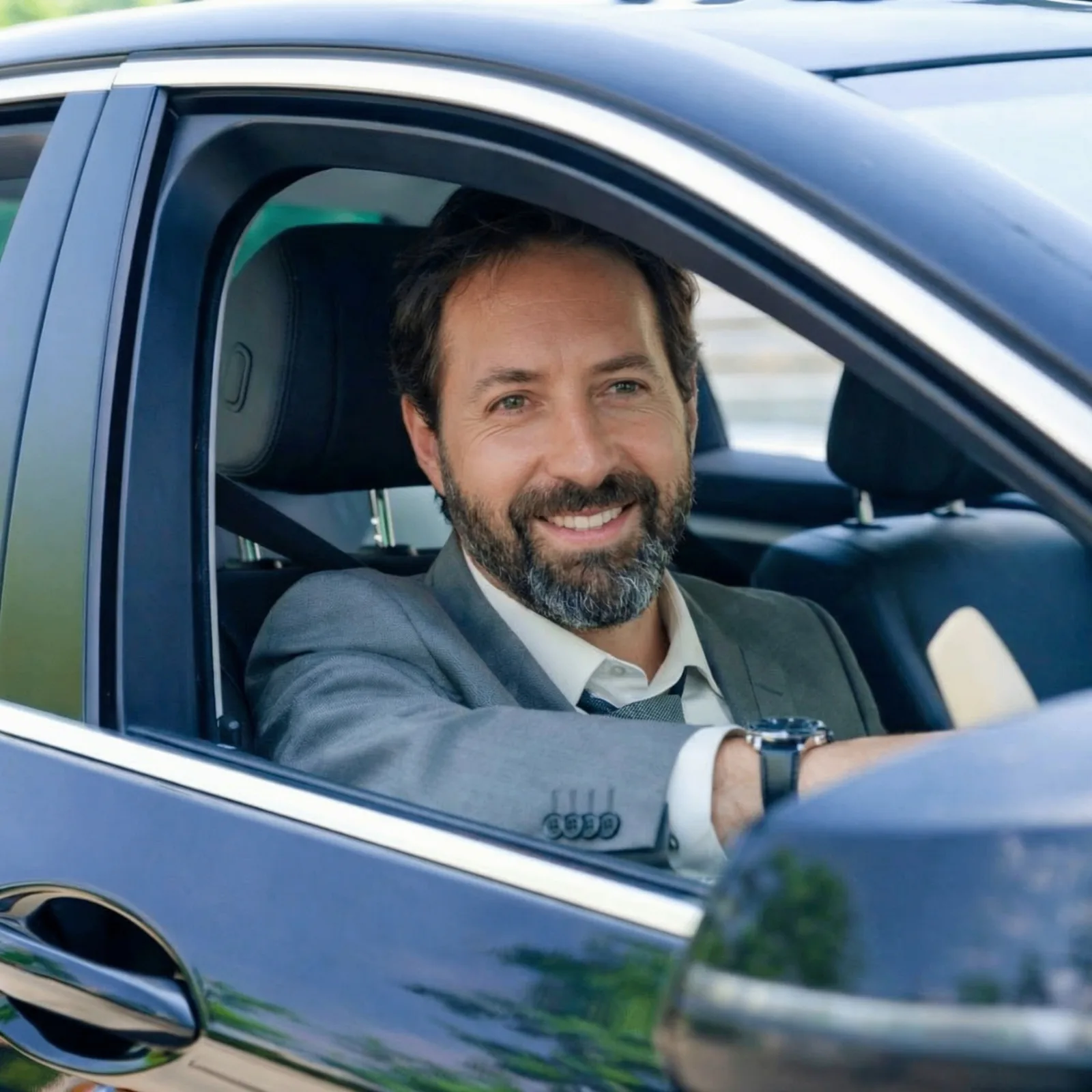 Professional Mercedes driver in Cyprus